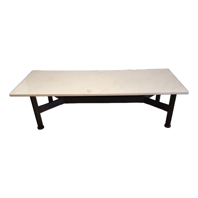 Marble and Wood Coffee Table by Ico Parisi, Italy, 1960s For Sale