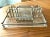 Chrome 1960s Vintage Lucite Buffet Caddy Utensil Rack & Organizer For Sale - Image 8 of 11