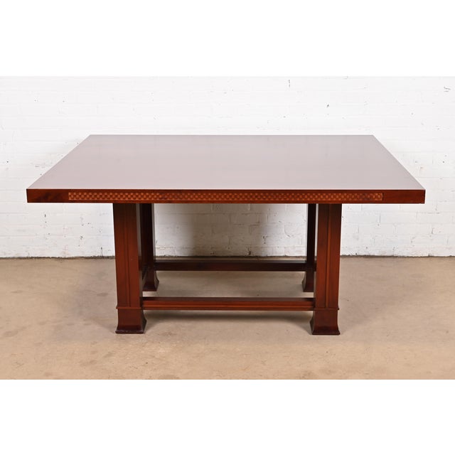 Frank Lloyd Wright for Cassina Arts & Crafts Husser House Dining Table ...