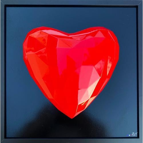 2NY, Heart Love, 2025, Mixed media For Sale - Image 4 of 4