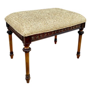 Neoclassical Vintage Bench For Sale
