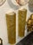 Early 21st Century Pair of Murano Gold Tube Sconces For Sale - Image 5 of 5