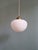 1930s Art Deco Pendant Light in White Opaline Glass, 1930s For Sale - Image 5 of 13