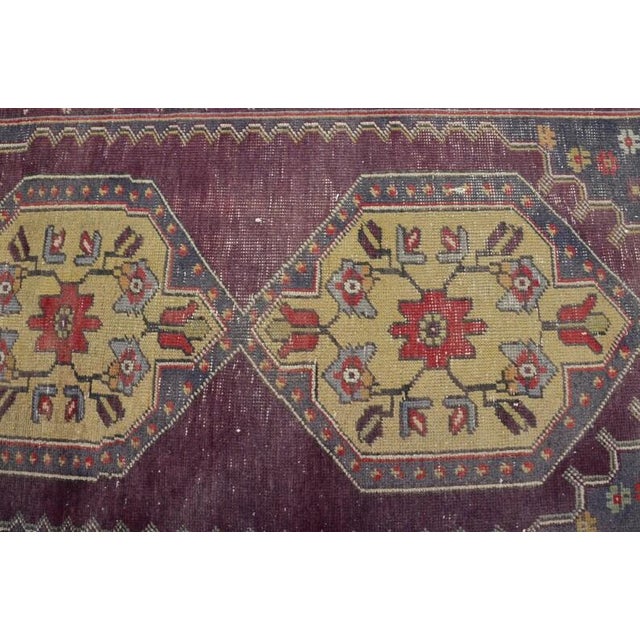Oushak Antique Floral Rug For Sale - Image 10 of 10