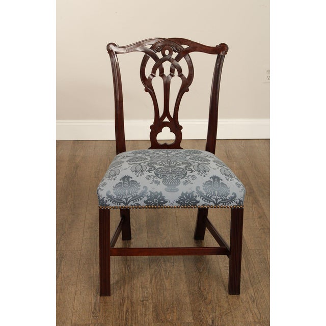 Brown Stickley Colonial Williamsburg Pair of Mahogany Side Chairs For Sale - Image 8 of 12