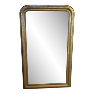 19th-Century French Gold Leaf Louis Philippe Mirror