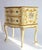 Italian Venetian Painted Wooden Chest of Drawers, Louis Xv Style Cabinet, Vintage Florentine Nightstand, 1950s For Sale - Image 6 of 11