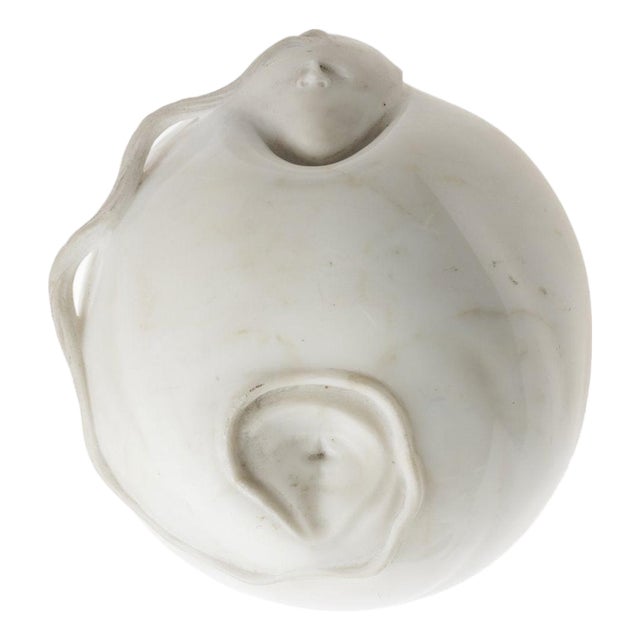 Female Portrait Sculpture in Carrara Marble, Italy, 1993 For Sale
