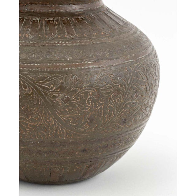 Indian Indian Brass and Copper Lota Water Pot For Sale - Image 3 of 5