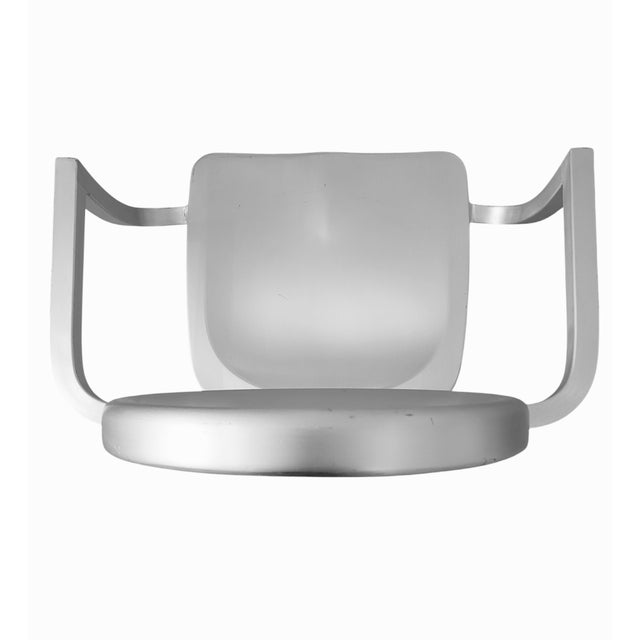 Early 21st Century Set of 8 Brushed Aluminum Armchairs in the Style of the Emeco Kong Chair, Designed by Philippe Starck in 2003 For Sale - Image 5 of 8