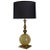 Italian Murano Glass Globe Table Lamp With Carved Giltwood Base For Sale - Image 10 of 10
