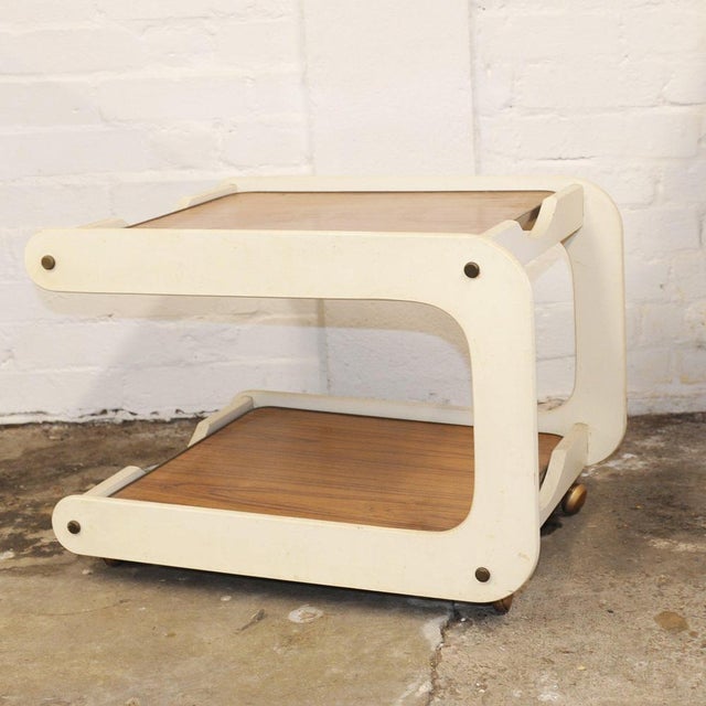 Vintage 2-Tier Serving Cart, 1970s For Sale - Image 5 of 12