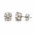 Early 21st Century 3.03ct M Si Round Natural Diamond Stud Earrings in 14k White Gold, Pair For Sale - Image 5 of 6