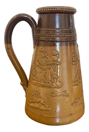 Antique Victorian Doulton Lambeth Jug, 1880