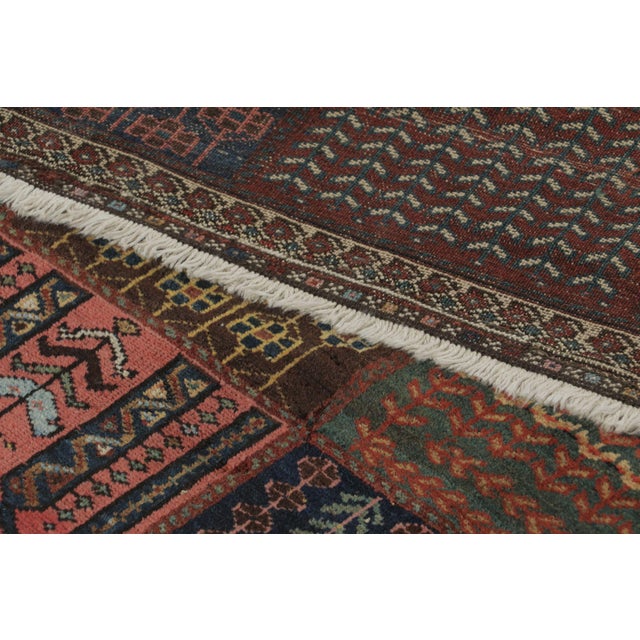 Textile Vintage Turkish Anatolian Rug With Bold Geometric Panel Design - Rug & Kilim For Sale - Image 7 of 7