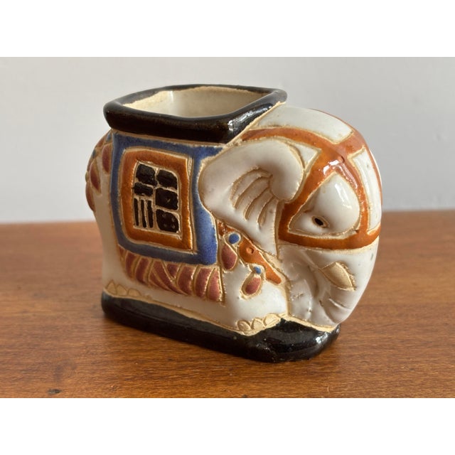 Chinese 1980s Tiny Elephant Garden Stool Shaped Vessel For Sale - Image 3 of 10