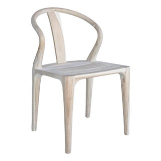 Izzy Reclaimed Teak Wood Outdoor Dining Chair by Artesia For Sale