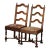 Pair of 19th Century French Louis XIV Walnut Chairs With Needlepoint Seats For Sale
