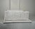 Mid-Century Modern Vintage Coastal White Wicker Double Wall Shelf Towel Bar For Sale - Image 3 of 12