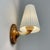 Alabaster, Birch and Pleated Fabric Wall Light, Sweden, 1920s For Sale - Image 6 of 18