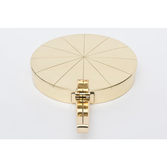 Dorlyn Silversmiths Mid Century Modern Brass Box by Tommi Parzinger for Dorlyn Silversmiths, 1950's For Sale - Image 4 of 10