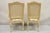 Vintage French Country Louis XV Style Cane Back Painted Dining Chairs - Set of 6 For Sale - Image 10 of 12