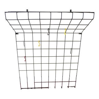 Black String Coat Rack by Karl Fichtel for Drahtwerke Erlau, 1950s For Sale