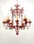 Immense Vintage Italian Tole Faux Bamboo Pagoda Lattice Brass Bell Chandelier ~ Rewired ~ Restored ~ Rejuvenated ~ Ready to Hang ~ For Sale - Image 9 of 12