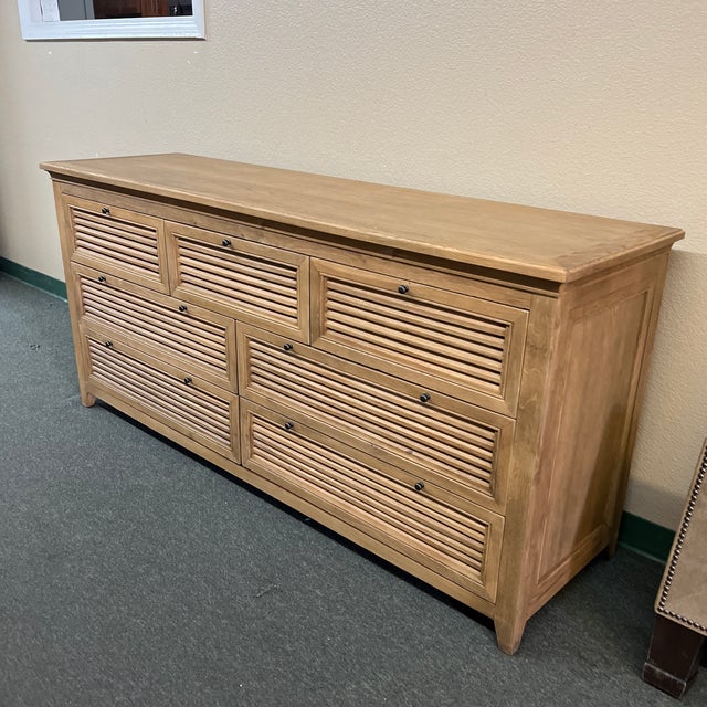 Restoration Hardware Shutter Collection 7Drawer Dresser Chairish