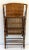 Vintage Bamboo and Woven Rattan Back Folding Chair For Sale - Image 12 of 13