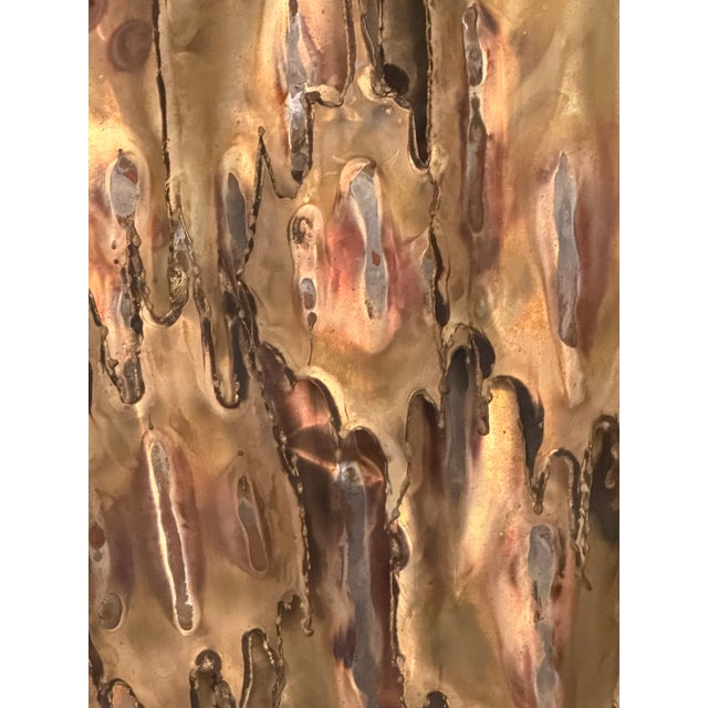 Signed Josef 1973 Monumental Brutalist Torch-Cut Metal Wall Sculpture – 38" Mid-Century Modern Abstract Art For Sale - Image 9 of 11