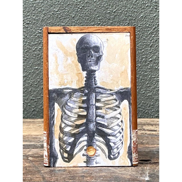 Vintage Original Mixed Media Sculpture Box For Sale - Image 4 of 12