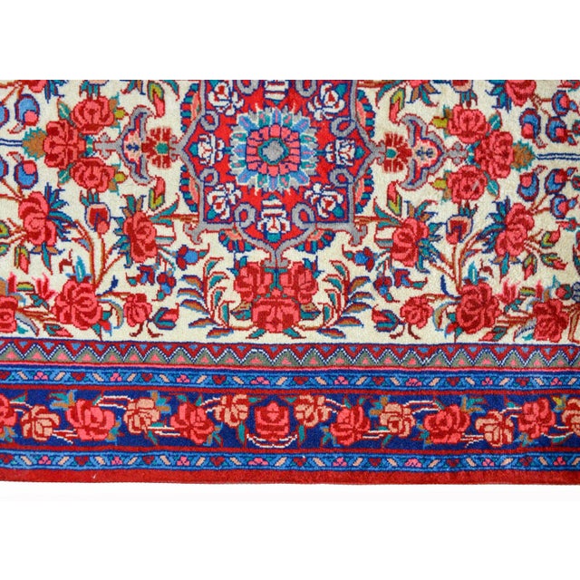 Mid 20th Century Vintage Persian Bidjar Rug For Sale - Image 5 of 10