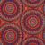 Sample - Schumacher Idris Embroidery Fabric in Red & Multi For Sale