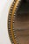 Mid-Century Modern Midcentury Irish Oval Gold and Black Mirror with Diamanté Décor For Sale - Image 3 of 12