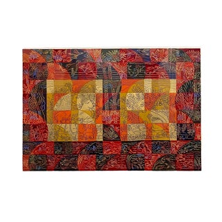 Harry Koursaros, Large Pattern and Decoration Painting Abstract Expressionist Harry Koursaros P&D, 1983 For Sale