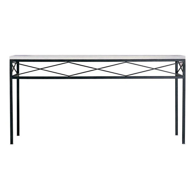 Industrial Iron Console by Isabella Costantini For Sale - Image 3 of 3