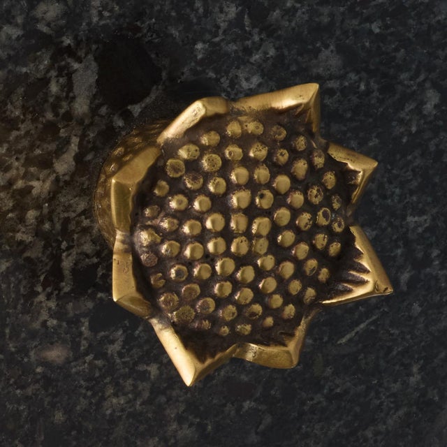 Arteriors Home Arteriors Home Mackenzie Brass Container with Black Marble Lid For Sale - Image 4 of 5