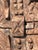 Authentic, mid-20th-century hand-carved wooden granary door from the Dogon people of Mali, West Africa. This exceptional...