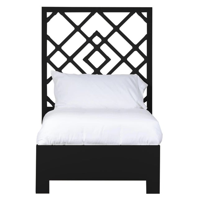 Wood Darien Bed Twin - Black For Sale - Image 7 of 7