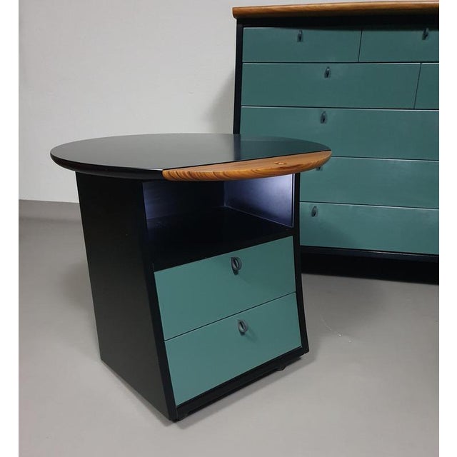 Sideboard and Bedside Tables by Umberto Asnago for Giorgetti, 1990s, Set of 3 For Sale - Image 18 of 18