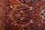 Heriz Rug 8’5” X 10’9” Red Wool Vintage Traditional Hand-Knotted Oriental Carpet For Sale - Image 11 of 15