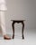 French 20th Century France Rich Walnut Brown Carved Octagonal Side Table For Sale - Image 3 of 11