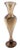 Art Nouveau 1970s Stuart Abelman Hand-Blown 14" Pulled Feather Art Glass Statement Vase For Sale - Image 3 of 6