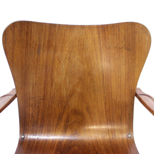 Vintage Teak Armchair by Axel Larsson for Svängsta Stilmöbler, 1950s For Sale - Image 9 of 15
