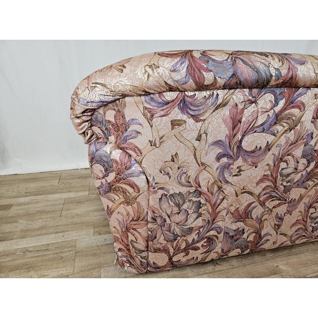 2-Seater Sofa in Floral Fabric, Italy, 1970s For Sale - Image 13 of 15