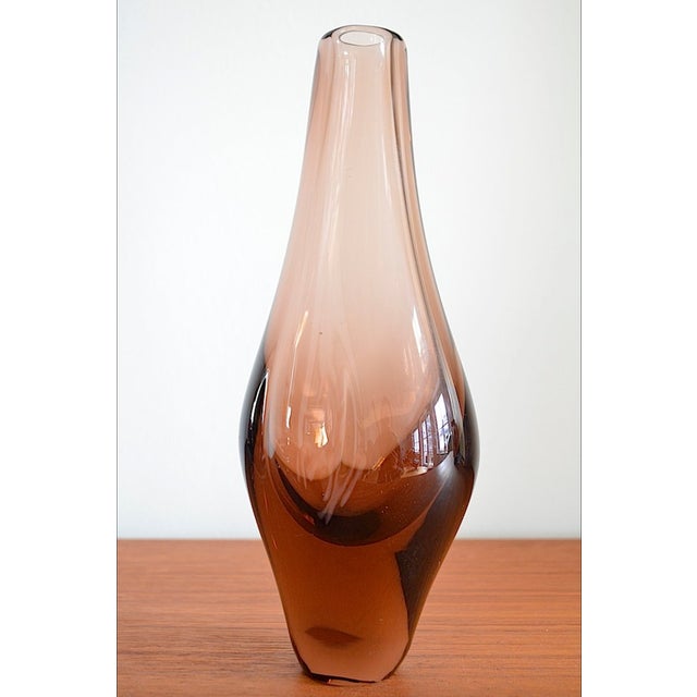 1960s Glass Vase by Josef Cvrček for Železnobrodské Sklo, 1960s For Sale - Image 5 of 9