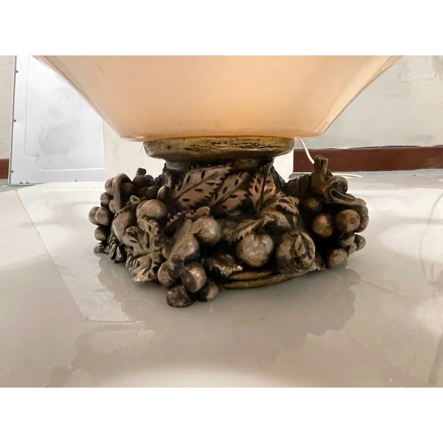 Murano Art Glass Bowl with Fruit Stand, 1970s For Sale - Image 6 of 11