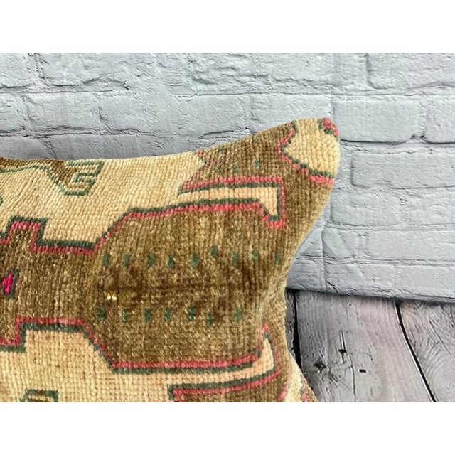 Turkish 16 x 24 Rug Pillow Anatolian Twilight Turkish Pillow Cushion Cover For Sale - Image 3 of 4