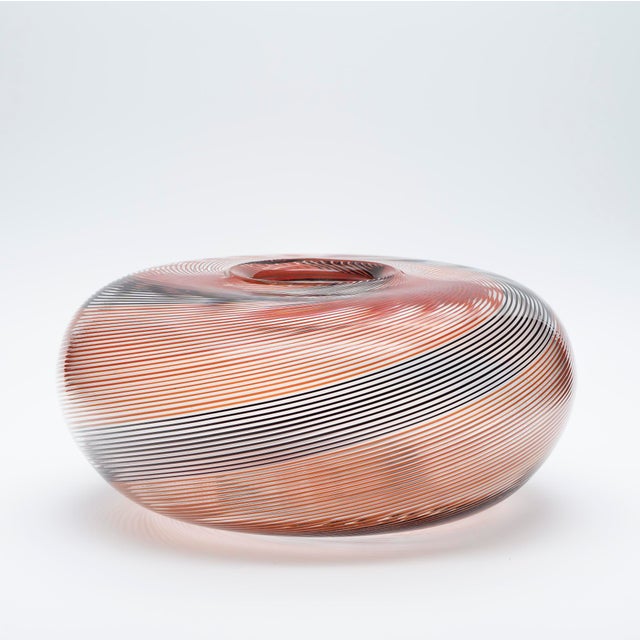 Hand-blown glass vase from Rosenthal Glasstudio, designed by Mario Colelli and Hertha Bengtson in a limited edition of...